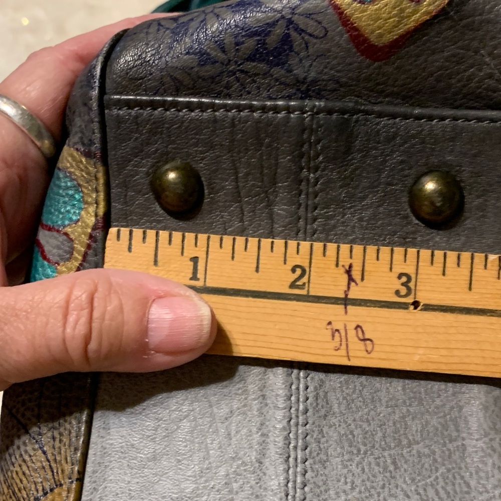 Anuschka Leather Handpainted Butterfly Shoulder Bag NWOT - Picture 12 of 12